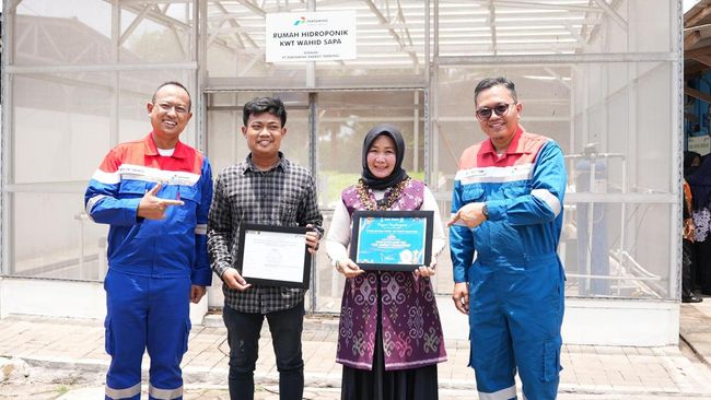 Pertamina Dorong Ketahanan Pangan dan Energi di Lebak Gede Banten