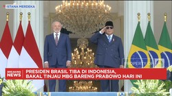 Video: Prabowo Sambut Kunjungan Presiden Brasil di Istana Merdeka