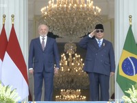 Balas Kunjungan Prabowo, Presiden Brasil Lula Tiba di Istana Merdeka