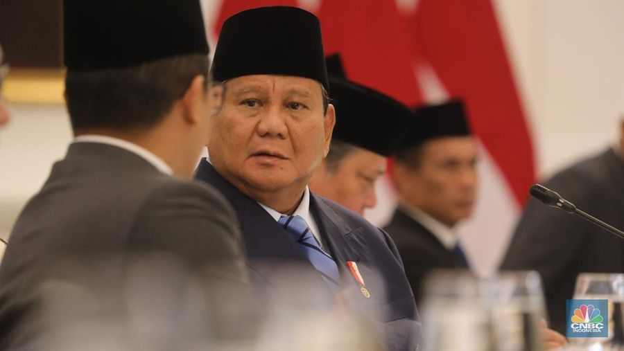 Presiden Prabowo Subianto saat melakukan pertemuan bilateral dengan Presiden Brasil Luiz Inácio Lula da Silva di Istana Merdeka, Jakarta, Kamis (23/10/2025). (CNBC Indonesia/Tri Susilo) Presiden Prabowo Subianto saat melakukan pertemuan bilateral dengan Presiden Brasil Luiz Inácio Lula da Silva di Istana Merdeka, Jakarta, Kamis (23/10/2025). (CNBC Indonesia/Tri Susilo)
