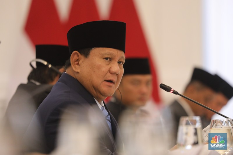 Presiden Prabowo Subianto saat melakukan pertemuan bilateral dengan Presiden Brasil Luiz Inácio Lula da Silva di Istana Merdeka, Jakarta, Kamis (23/10/2025). (CNBC Indonesia/Tri Susilo) Presiden Prabowo Subianto saat melakukan pertemuan bilateral dengan Presiden Brasil Luiz Inácio Lula da Silva di Istana Merdeka, Jakarta, Kamis (23/10/2025). (CNBC Indonesia/Tri Susilo)