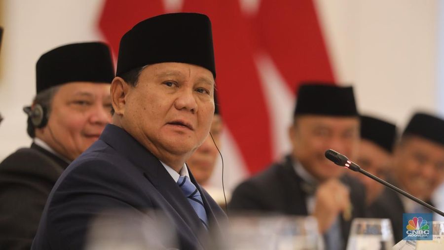 Presiden Prabowo Subianto saat melakukan pertemuan bilateral dengan Presiden Brasil Luiz Inácio Lula da Silva di Istana Merdeka, Jakarta, Kamis (23/10/2025). (CNBC Indonesia/Tri Susilo) Presiden Prabowo Subianto saat melakukan pertemuan bilateral dengan Presiden Brasil Luiz Inácio Lula da Silva di Istana Merdeka, Jakarta, Kamis (23/10/2025). (CNBC Indonesia/Tri Susilo)