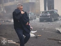 Penampakan Serangan Drone Rusia Hantam TK Ukraina, Makan Korban Jiwa
