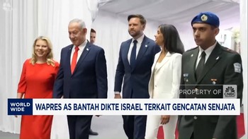 Video: Wapres AS Bantah Dikte Israel Terkait Gencatan Senjata di Gaza