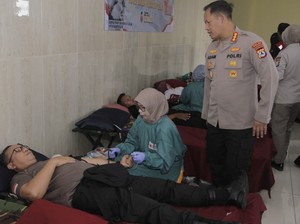Sambut Hari Jadi Ke-74 Humas Polri, Polda Kalsel Gelar Aksi Donor Darah