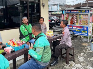 Mitra Kamtibmas, Polres Malang Hadirkan Gerai untuk Ojol
