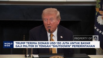 Video: Trump Terima Donasi USD 130 Juta untuk Bayar Gaji Militer