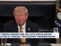 Video: Trump Terima Donasi USD 130 Juta untuk Bayar Gaji Militer