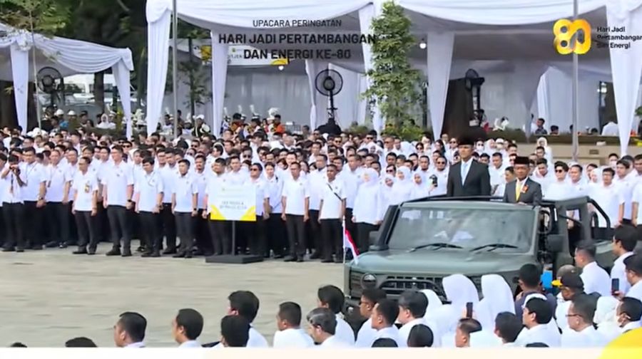 Upacara Hari Pertambangan dan Energi ke -80