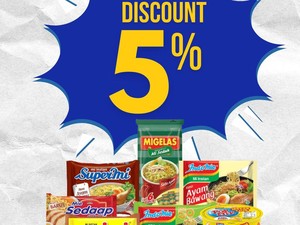 Belanja di Transmart Full Day Sale, Aneka Mi Instan Banting Harga