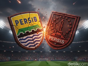 Persis Tertinggal 0-1 dari 10 Pemain Persib di Babak Pertama