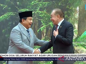 Prabowo Hadiri KTT ASEAN di Malaysia, Disambut PM Anwar Ibrahim