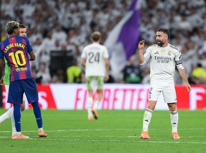 Gestur Cerewet Carvajal ke Yamal Picu Keributan Usai El Clasico