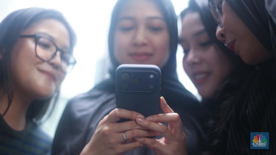 iPhone 17 Pro. (CNBC Indonesia/Tias Budiarto)