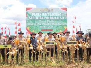 Tangan Dingin Irjen Yudha Panen Seribu Ton Jagung dari Rawa Tak Produktif