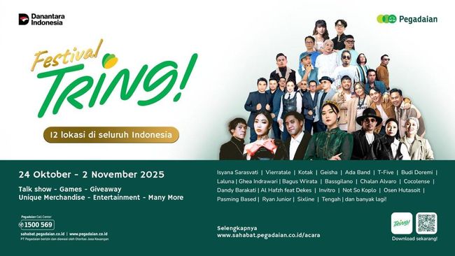 Gelar Festival Tring! Pegadaian Hadirkan Promo dan Segudang Bintang