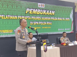 Polda Riau Latih Kompetensi Pamapta, Garda Terdepan Pelayanan Polri