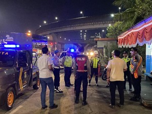 Cegah Kriminalitas, Polres Tanjung Priok Patroli Sisir Jalanan-Terminal