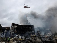 Boom! Ukraina Tembak 215 Drone ke Rusia, Negara Darurat