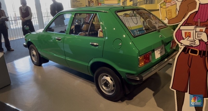 Daihatsu Humobility World, sebuah museum Daihatsu yang berlokasi tepat di samping kantor Daihatsu Motor Headquarter di Ikeda, Osaka, Jepang. (CNBC Indonesia/Ferry Sandi) Daihatsu Humobility World, sebuah museum Daihatsu yang berlokasi tepat di samping kantor Daihatsu Motor Headquarter di Ikeda, Osaka, Jepang. (CNBC Indonesia/Ferry Sandi)