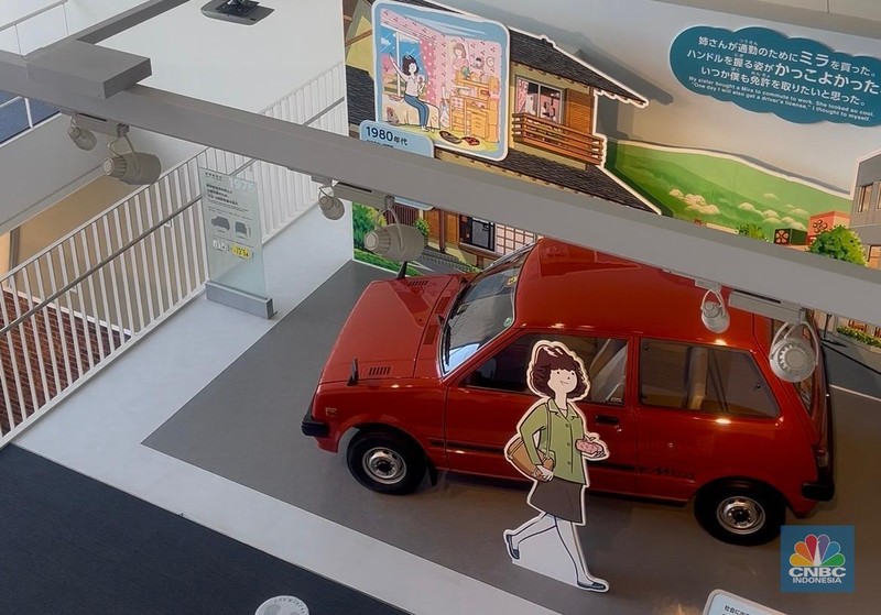 Daihatsu Humobility World, sebuah museum Daihatsu yang berlokasi tepat di samping kantor Daihatsu Motor Headquarter di Ikeda, Osaka, Jepang. (CNBC Indonesia/Ferry Sandi) Daihatsu Humobility World, sebuah museum Daihatsu yang berlokasi tepat di samping kantor Daihatsu Motor Headquarter di Ikeda, Osaka, Jepang. (CNBC Indonesia/Ferry Sandi)
