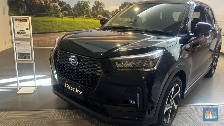 Daihatsu Rocky e-Smart Hybrid. (CNBC Indonesia/Ferry Sandi)