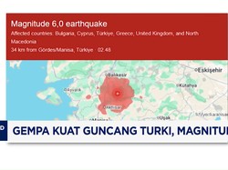 Video: Gempa Kuat Guncang Turki, Magnitudo 6,1
