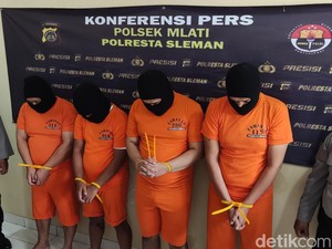 Sindikat Penjual Mobil Rental Modus BPKB Palsu Dibekuk di Sleman