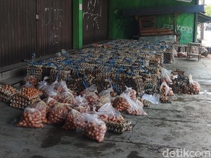 Brakk! Bus Sugeng Rahayu Seruduk Truk Muatan Telur di Kalasan