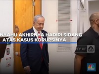 Video: Netanyahu Akhirnya Hadiri Sidang Atas Kasus Korupsinya