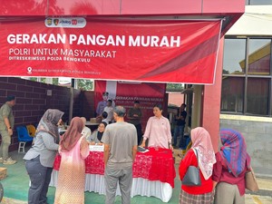 Dua Ton Beras SPHP di Pasar Murah Polda Bengkulu Ludes dalam Satu Jam