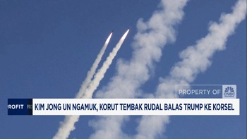 Video: Kim Jong Un Ngamuk, Korut Tembak Rudal Balas Trump ke Korsel