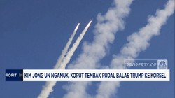 Video: Kim Jong Un Ngamuk, Korut Tembak Rudal Balas Trump ke Korsel