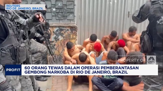 Video: 60 Tewas di Operasi Pemberantasan Gembong Narkoba Brazil