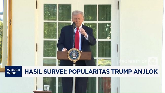 Video: Hasil Survei: Popularitas Trump Anjlok