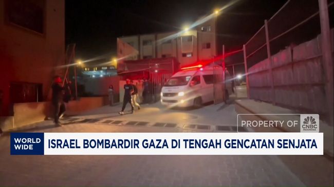 Video: Israel Kembali Bombardir Gaza Saat Gencatan Senjata, 2 Tewas