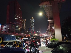 Hampir Semua Jalan di Jakarta Macet Malam Ini, Paling Parah di Jaksel