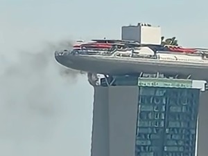 Ada Kebakaran di Marina Bay Sands, Diduga Akibat Pekerjaan Las