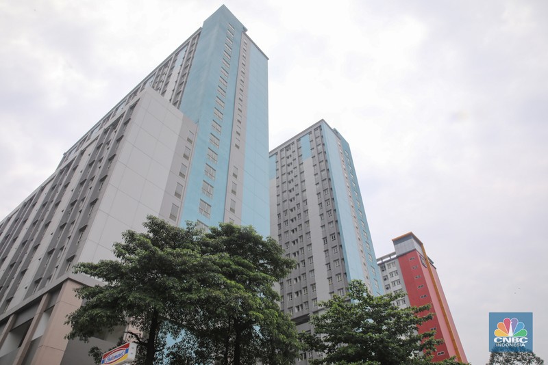 Pemerintah melalui Kementerian Perumahan dan Kawasan Permukiman (PKP) bersama Kementerian Sekretariat Negara (Kemensetneg) menyediakan hunian murah bagi Aparatur Sipil Negara (ASN), serta anggota TNI dan Polri di Wisma Atlet Pademangan, Jakarta, Rabu (29/10/2025). (CNBC Indonesia/Faisal Rahman) . Pemerintah melalui Kementerian Perumahan dan Kawasan Permukiman (PKP) bersama Kementerian Sekretariat Negara (Kemensetneg) menyediakan hunian murah bagi Aparatur Sipil Negara (ASN), serta anggota TNI dan Polri di Wisma Atlet Pademangan, Jakarta, Rabu (29/10/2025). (CNBC Indonesia/Faisal Rahman)
.