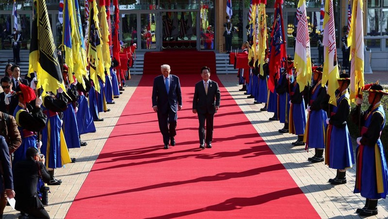 Presiden AS Donald Trump dianugerahi  Presiden AS Donald Trump dianugerahi