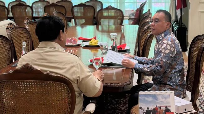 Prabowo Bertemu Dasco Tadi Pagi, Bahas Politik Hingga Keamanan