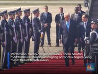 Video: Trump Tiba di Korsel, Sesaat setelah Korut Uji Coba Rudal