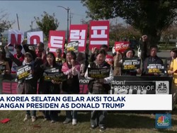 Video: Warga Korea Selatan Tolak Kedatangan Presiden Trump
