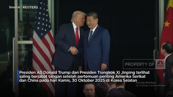 Video: Momen Akrab Trump Jabat Tangan & Antar Xi Jinping Masuk Mobil