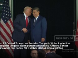 Video: Momen Akrab Trump Jabat Tangan & Antar Xi Jinping Masuk Mobil