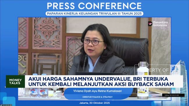Video:Harga Sahamnya Undervalue, BRI Terbuka Kembali Lanjutkan Buyback