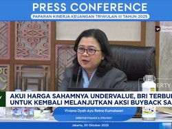 Video:Harga Sahamnya Undervalue, BRI Terbuka Kembali Lanjutkan Buyback