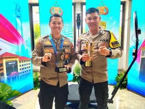 Polisi dari Perbatasan Indonesia-Malaysia Ini Raih Penghargaan Tapal Batas