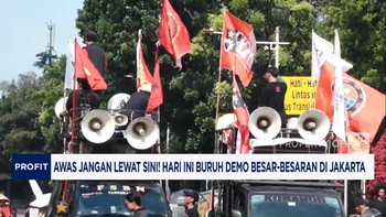 Video: Hari Ini Buruh Demo Besar-besaran di Jakarta