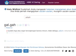 Apa Arti Galgah dan Palum? Kata Gaul yang Kini Masuk KBBI